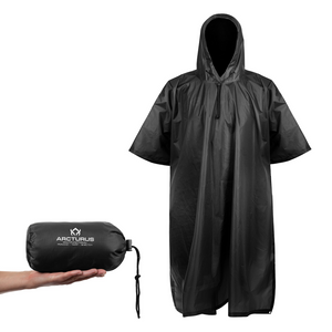 Open image in slideshow, Arcturus Lightweight Waterproof Poncho - Choose from 6 Colors
