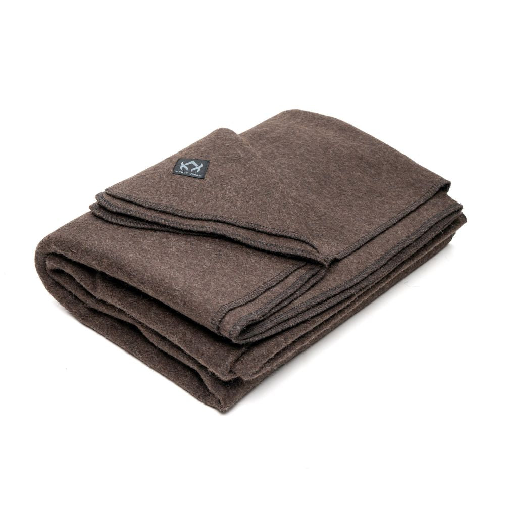 Arcturus Military Wool Blanket Chocolate lbs (64