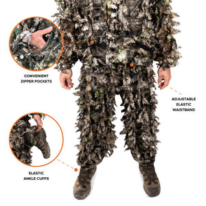 Arcturus 3D Leaf Suit + Face Mask - Dark Woodland