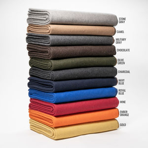 Arcturus Military Wool Blanket - Olive Green (64" x 88")