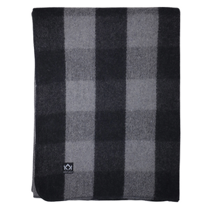 Arcturus Backwoods Wool Blanket - Gray Buffalo Plaid | 4.5 lbs