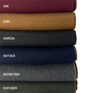 Arcturus Military Wool Blanket - Navy Blue (64" x 88")