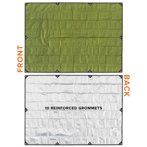 Arcturus XL Survival Blanket 8.5' x 12' - Olive Drab