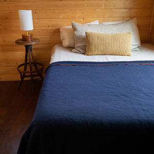 Arcturus Military Wool Blanket - Navy Blue (64" x 88")