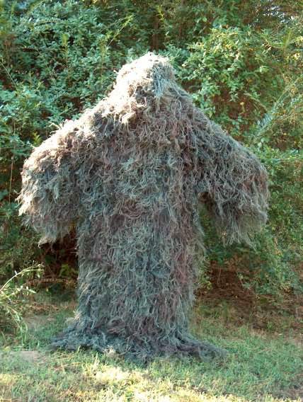 Jute Ghillie Poncho