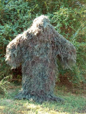 Open image in slideshow, Jute Ghillie Poncho - Fire Retardant
