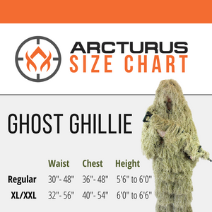 Arcturus Dry Grass Ghost Ghillie Suit - Includes Matching Rifle Wrap
