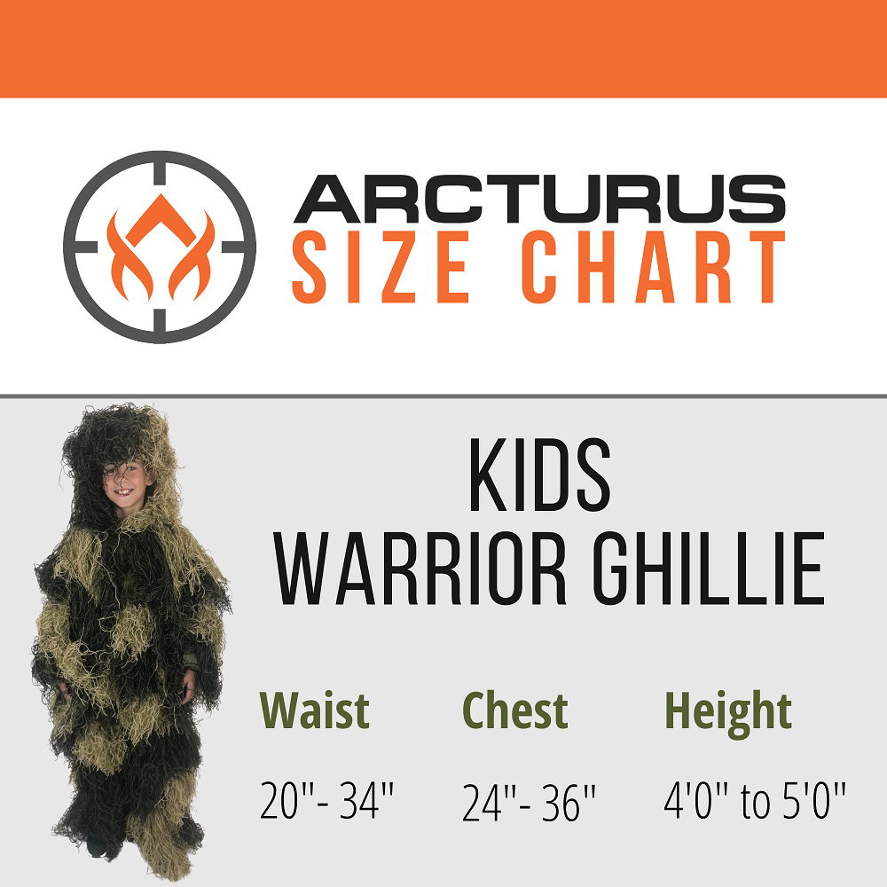 Arcturus Warrior Ghillie Suit - Kids