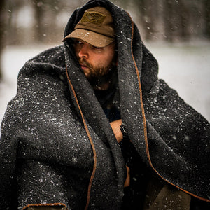Arcturus Military Wool Blanket - Military Gray (64" x 88")