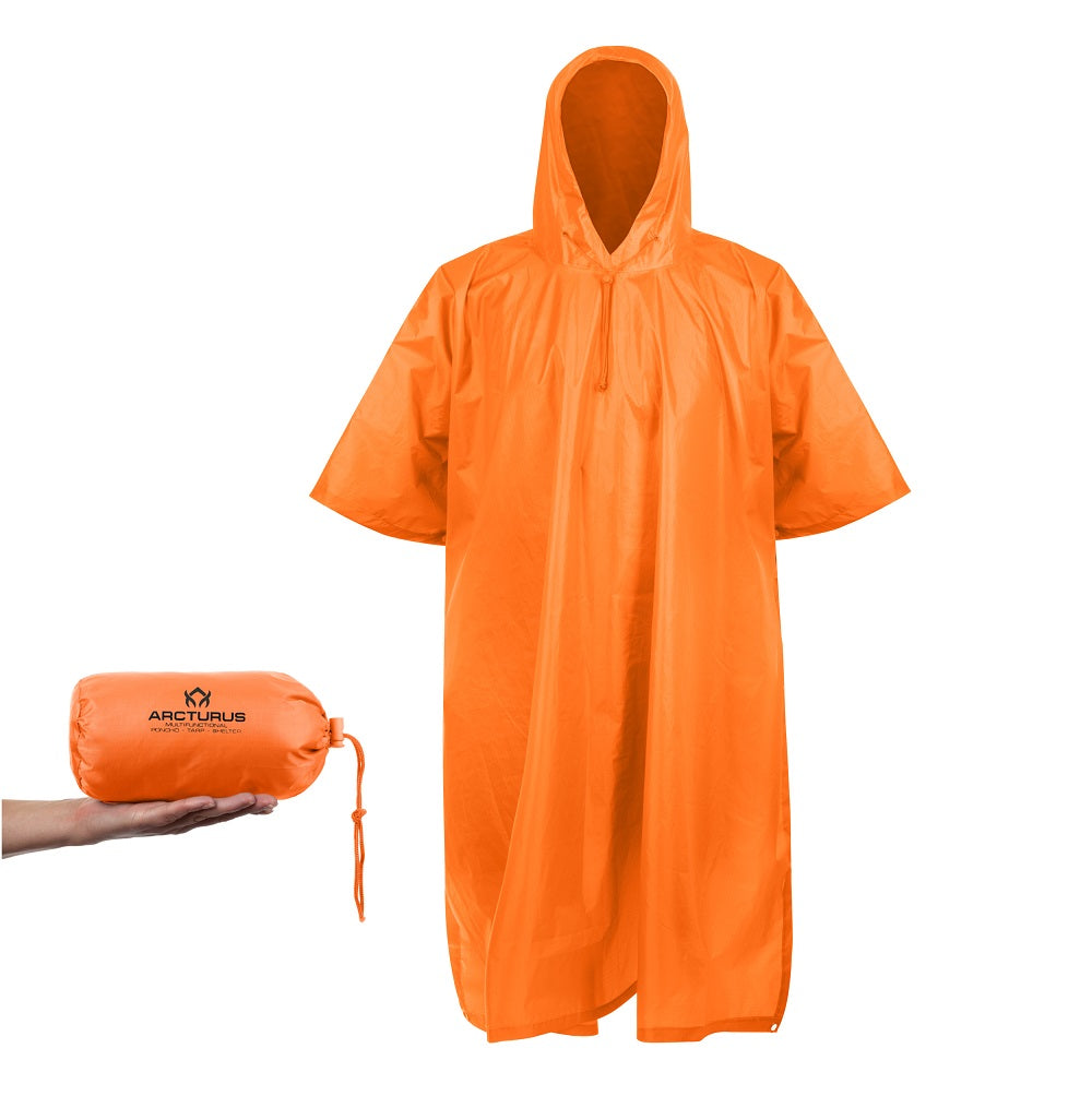 Arcturus Lightweight Waterproof Poncho - Choose from 6 Colors
