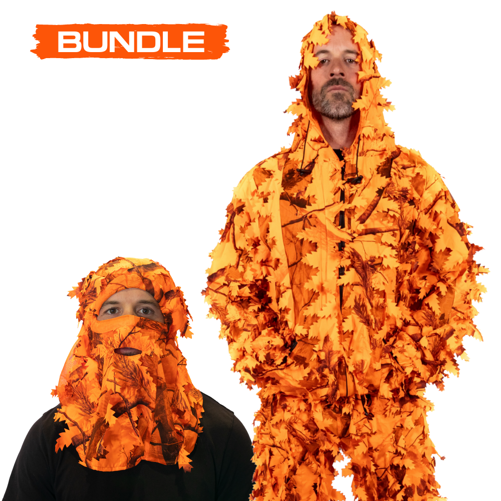 Arcturus 3D Leaf Suit + Face Mask - Realtree AP Blaze